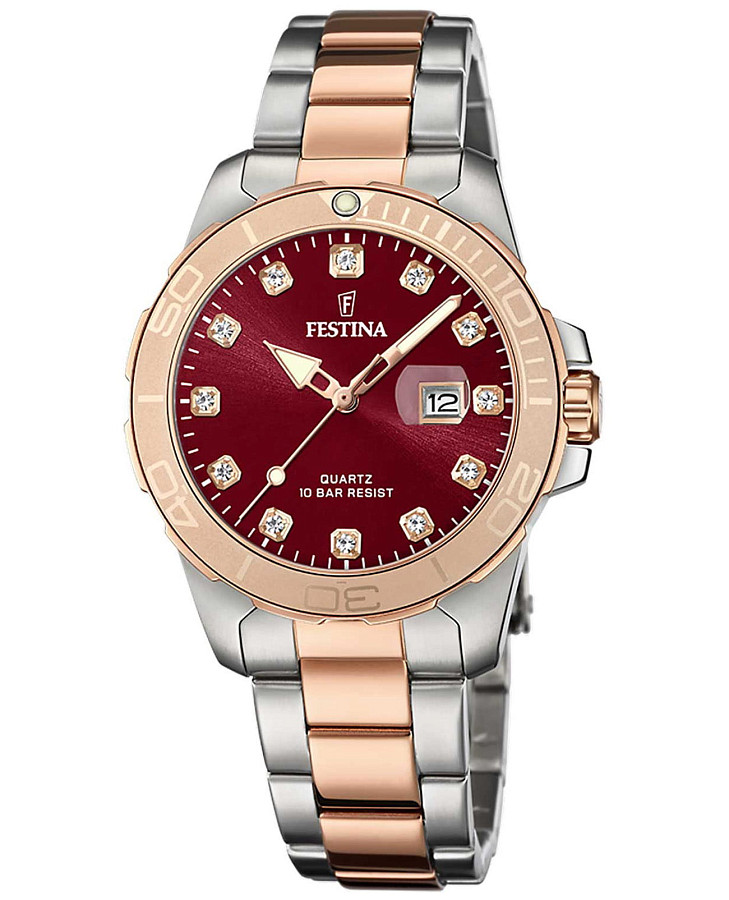 Часы Festina Boyfriend F20505/2 — женские, бордовый