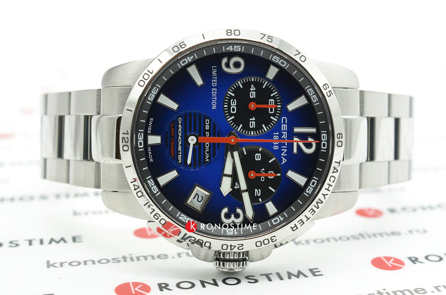 Часы Certina DS Podium Chronograph Lap Timer C034.453.11.047.10 — артикул C0344531104710