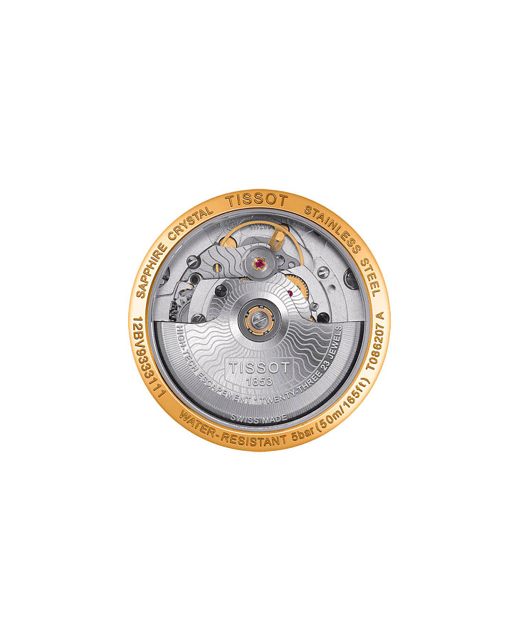 Часы Tissot Luxury Powermatic 80 Lady T086.207.22.261.00 — механические, сталь металл