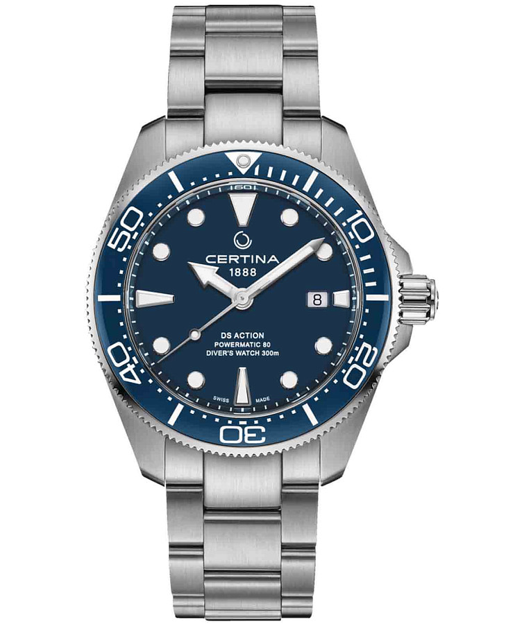 Часы Certina DS Action Diver C032.607.11.041.00 — мужские, синий