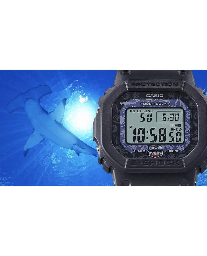 Часы Casio G-Shock GW-B5600CD-1A2 — мужские, пластик
