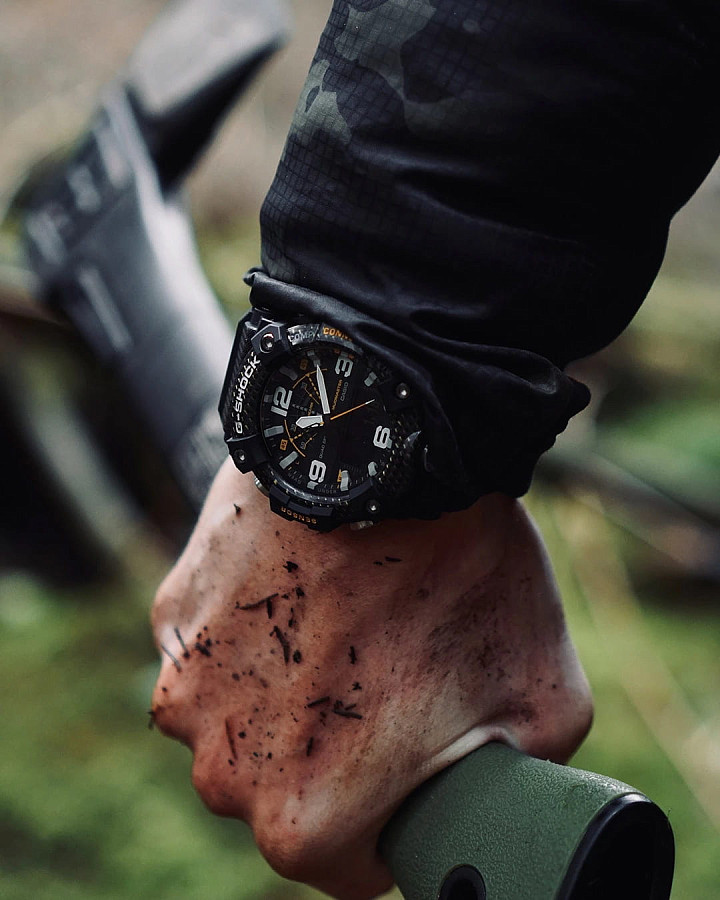 Часы Casio G-Shock GG-B100Y-1AER — электронные, карбон пластик