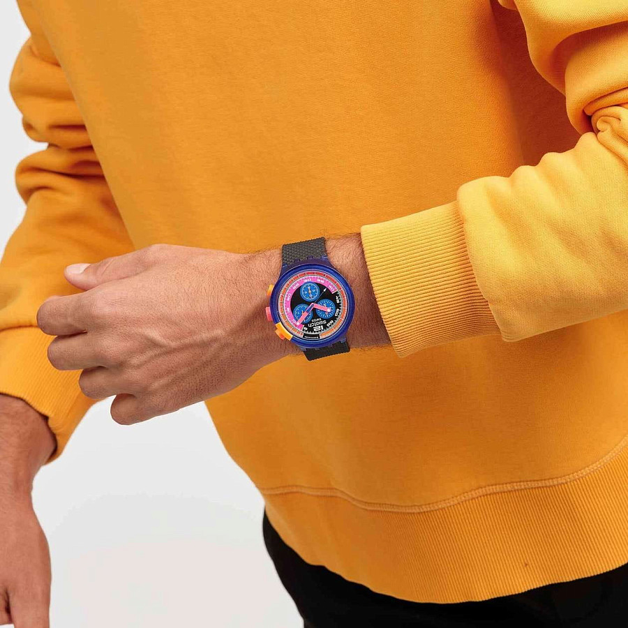 Часы Swatch Big Bold Chrono Biosourced SB06N102 — Швейцария, кварцевые