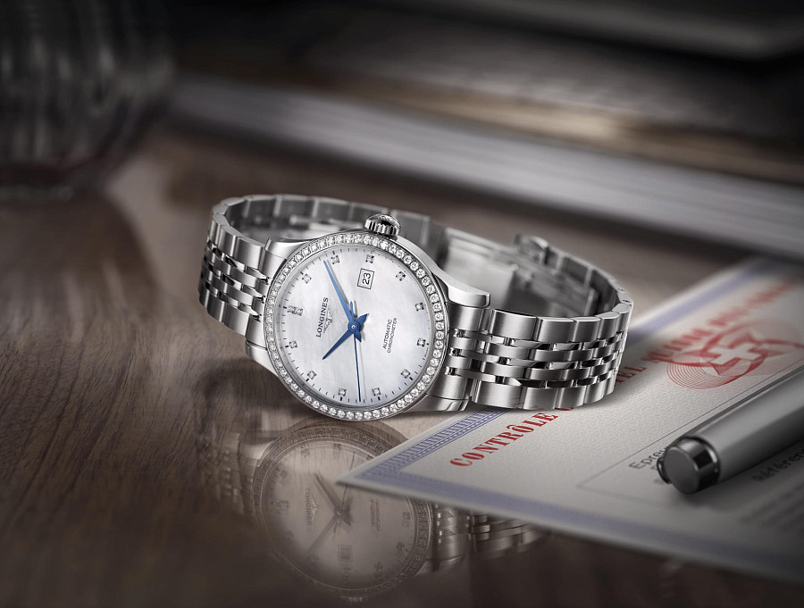Часы Longines Record Collection L2.321.0.87.6 — механические, сталь металл золото