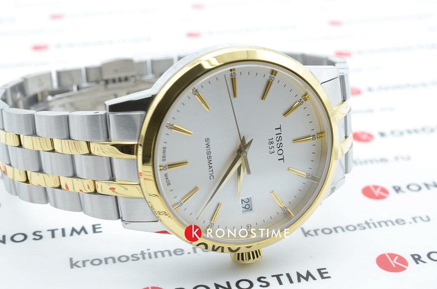 Часы Tissot Classic Dream Swissmatic T129.407.22.031.01 — мужские, сталь c pvd покрытием