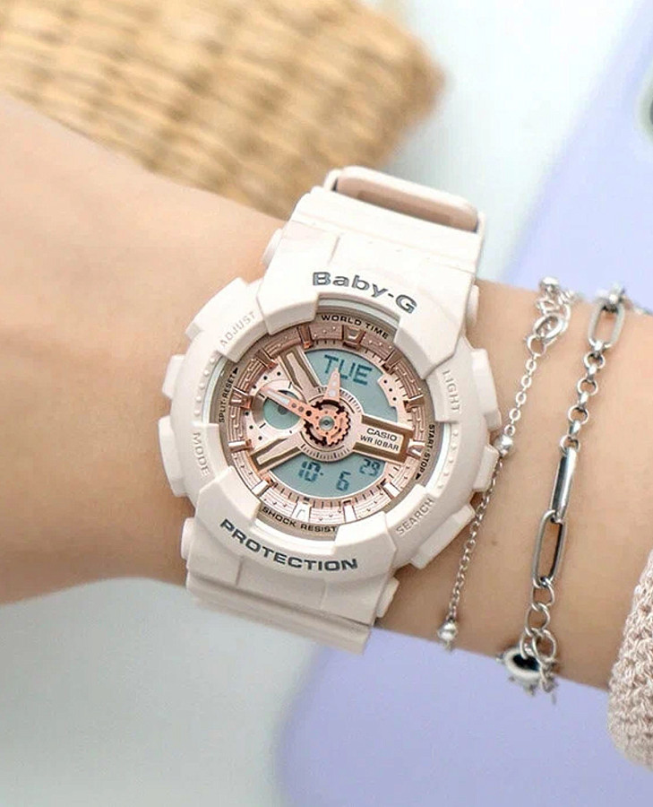 Часы Casio Baby-G BA-110XCP-4ADR — пластик, женские