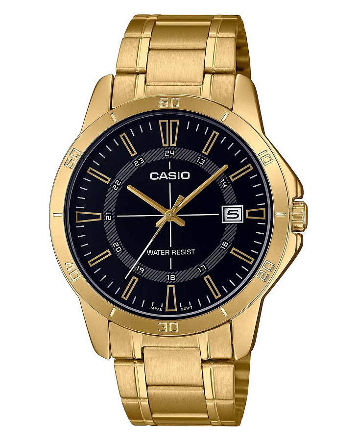 Часы Casio Collection MTP-V004G-1CUDF (MTP-V004G-1C) — мужские, черный