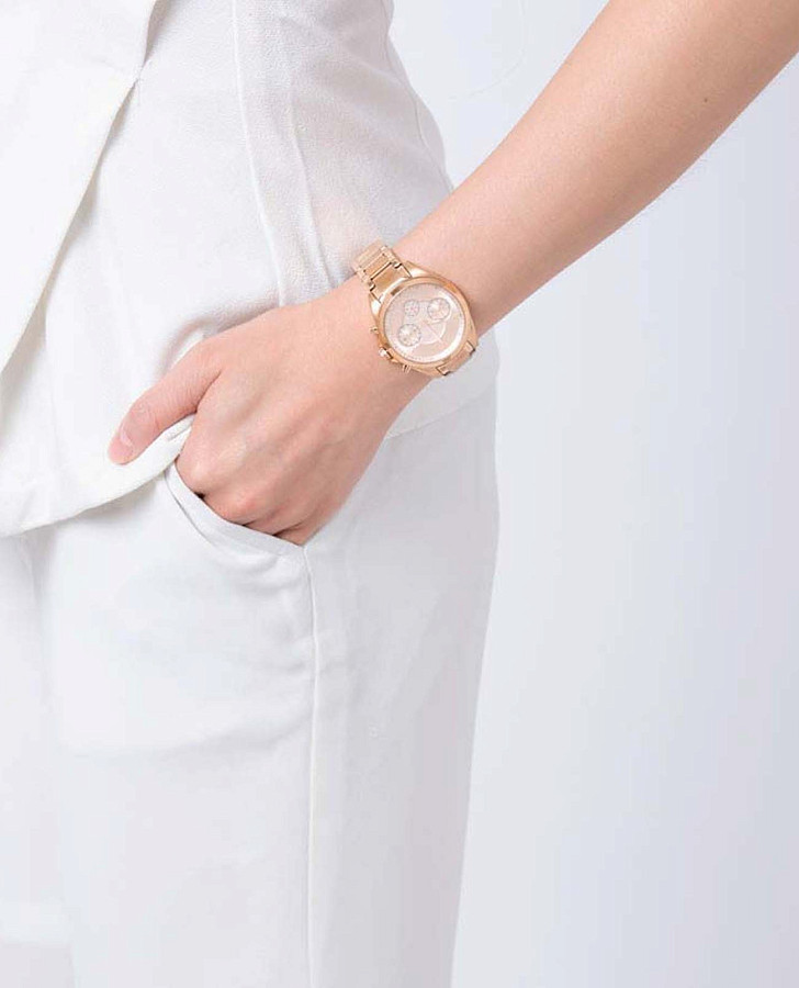 Часы Fossil Bannon BQ3036 — кварцевые, сталь
