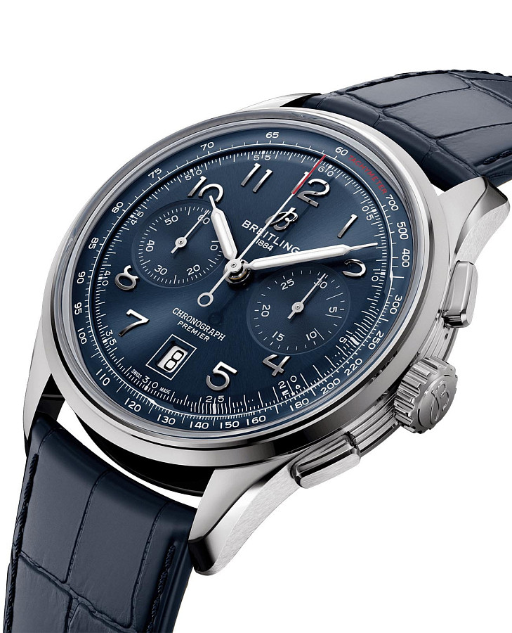 Часы Breitling Premier B01 Chronograph 42 AB0145171C1P2 — механические, сталь металл