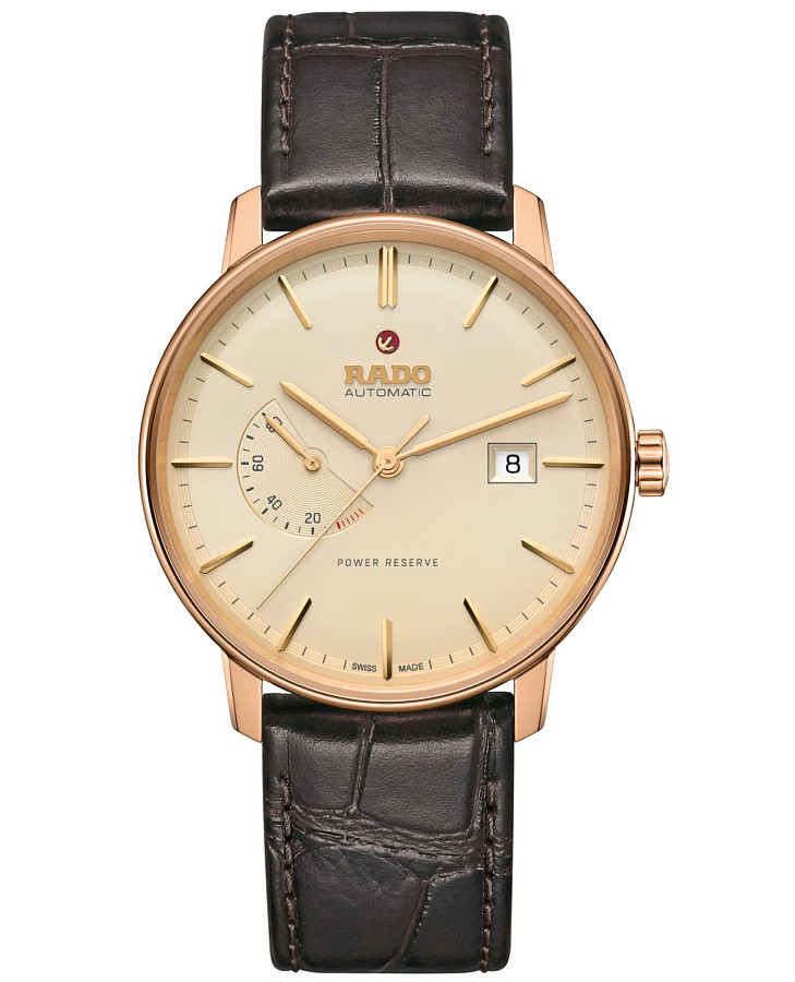Часы Rado Coupole Classic Automatic Power Reserve R22879315 — мужские, золотой
