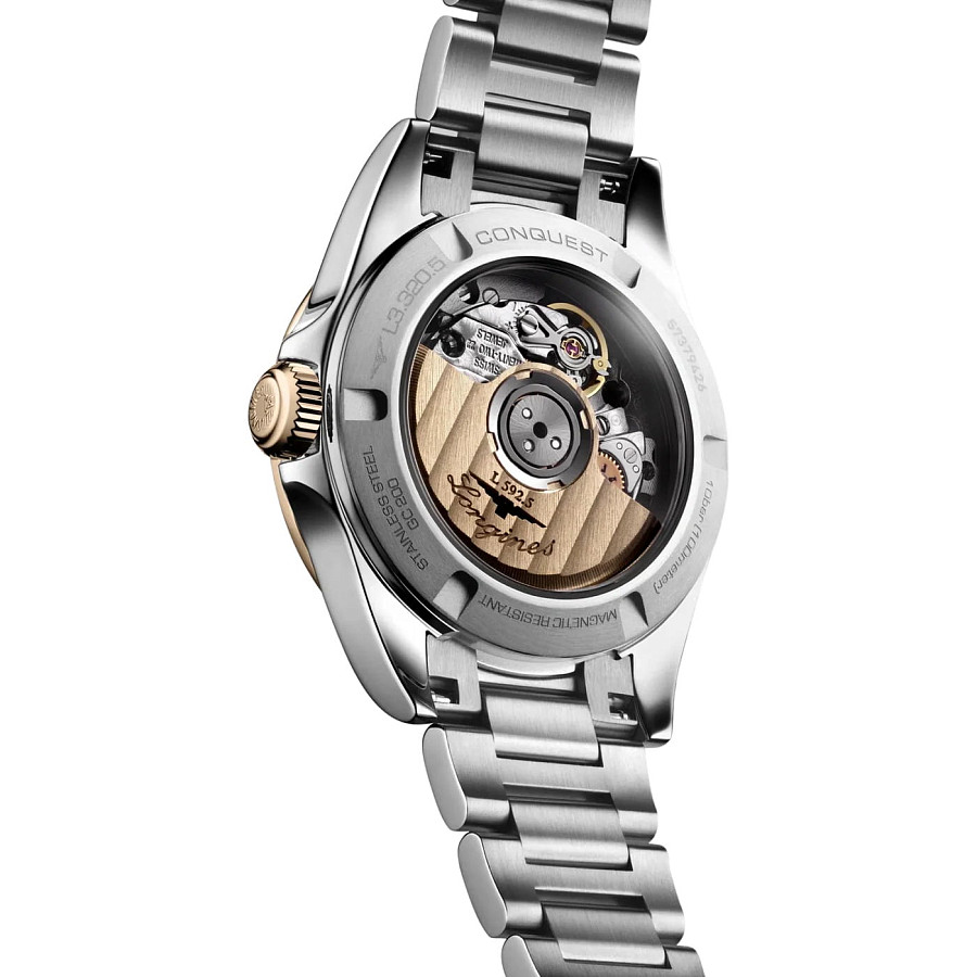 Часы Longines Conquest L3.320.5.87.6 — Швейцария, механические