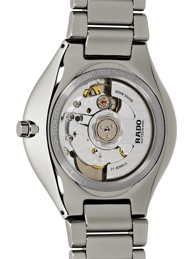 Часы Rado True Thinline Automatic R27088312 — механические, керамика