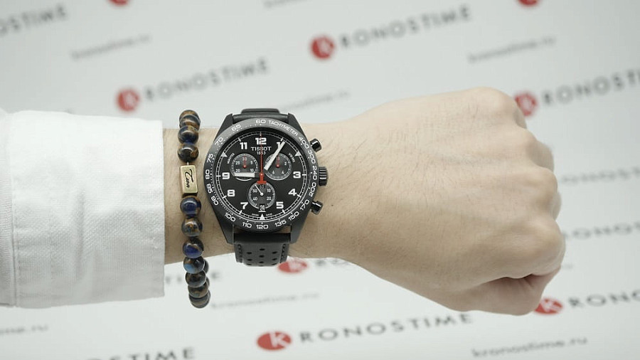 Часы Tissot PRS 516 Chronograph T131.617.36.052.00 — черный, кварцевые