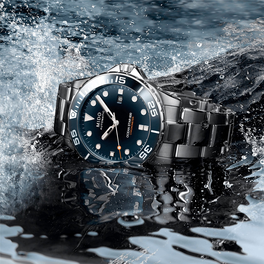 Часы Mido Ocean Star 600 Chronometer M026.608.11.041.01 — мужские, нержавеющая сталь