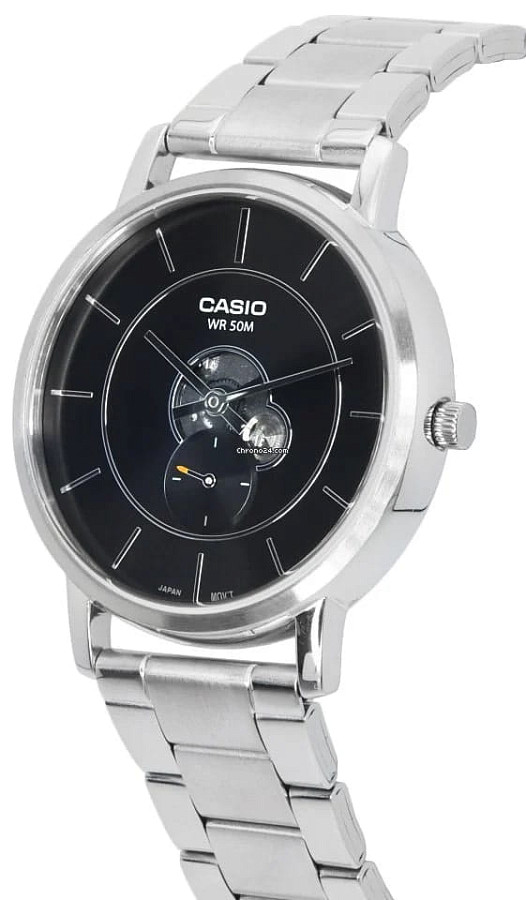 Часы Casio Collection MTP-B130D-1A — сталь, Япония
