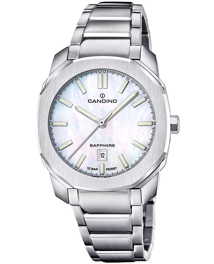 Часы Candino Lady Elegance Date C4778/7 — женские, перламутровый
