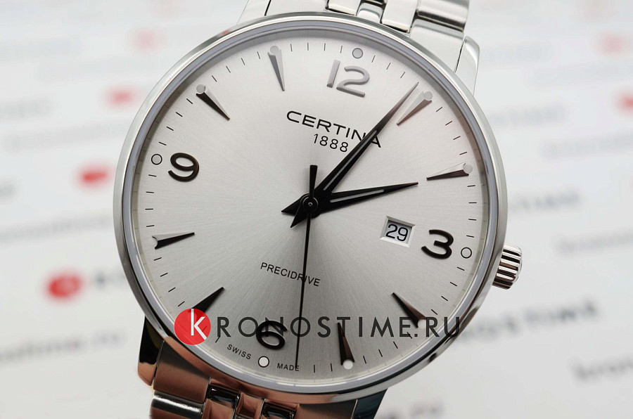 Часы Certina DS Caimano C035.410.11.037.00 — кварцевые, сталь металл