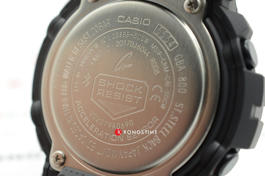 Часы Casio G-Shock GBA-800SF-1A — Япония, электронные