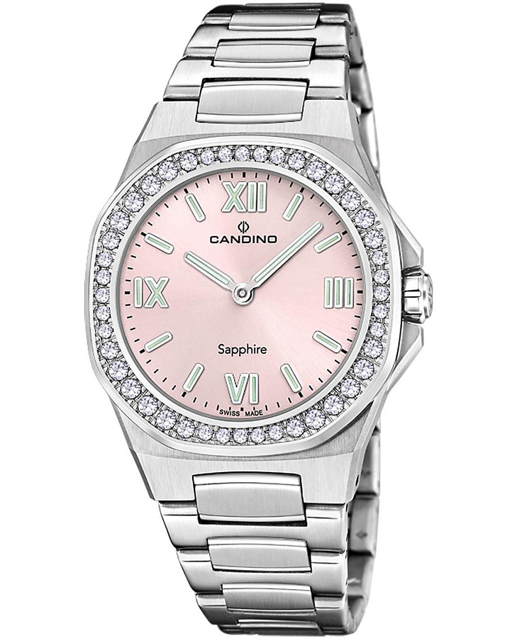 Часы Candino Elegance C4753/3 — женские, розовый