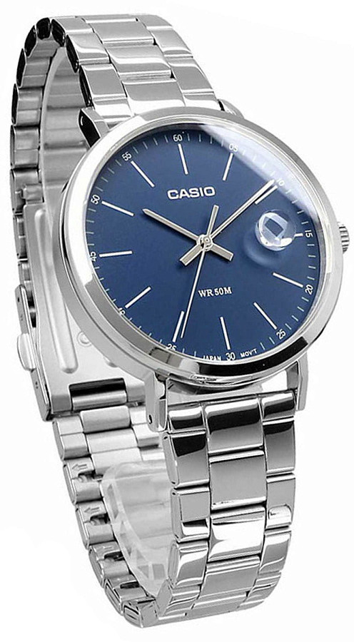Часы Casio Collection MTP-E175D-2E — нержавеющая сталь, мужские