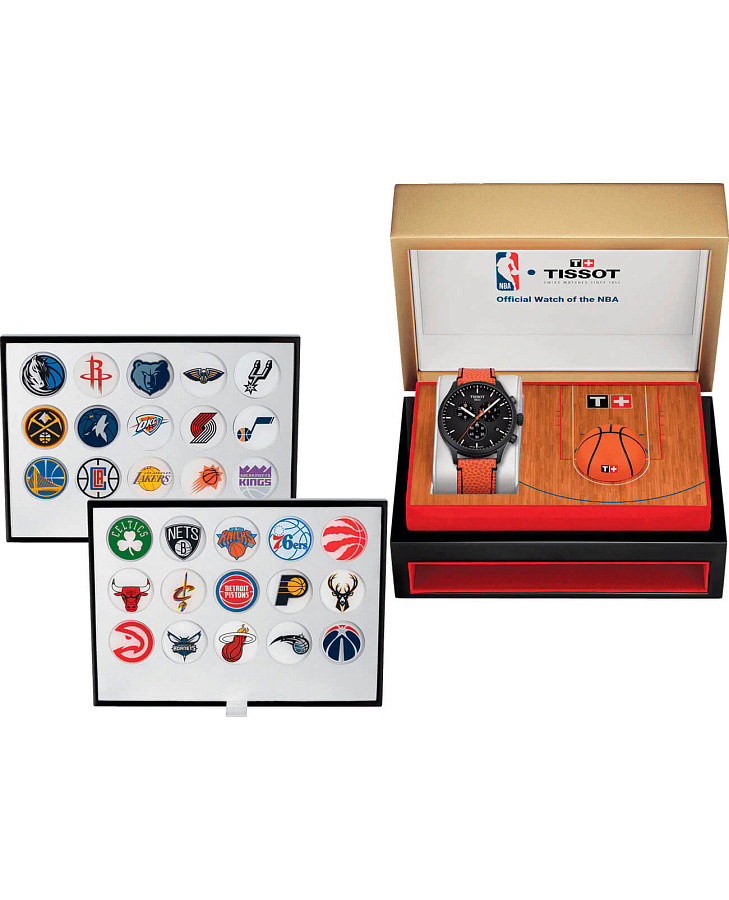 Часы Tissot Chrono XL NBA Collector T116.617.36.051.08 — черный, сталь металл