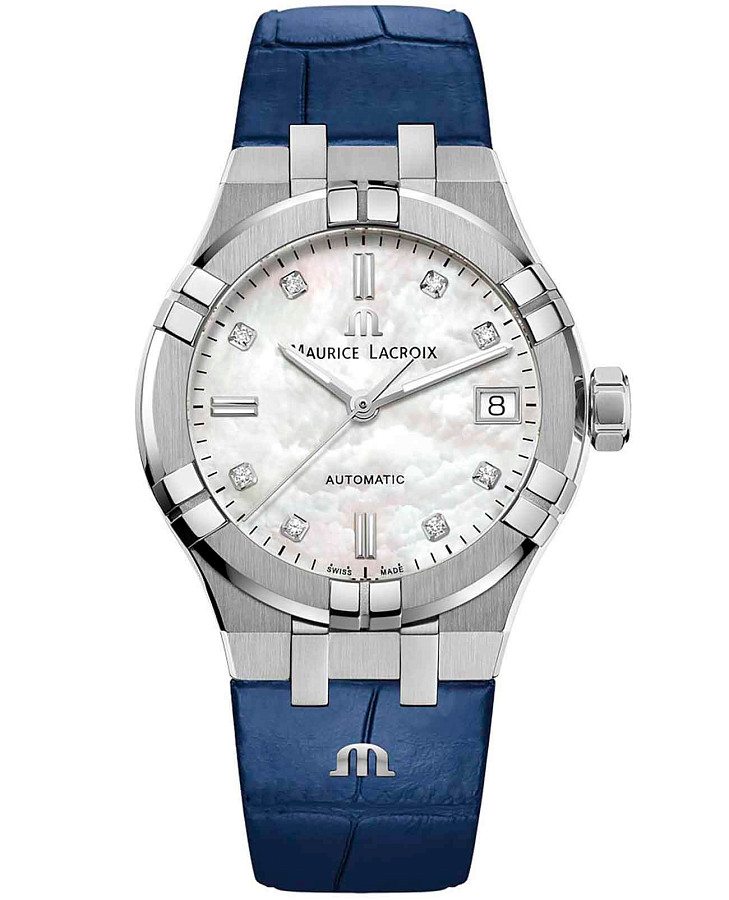 Часы Maurice Lacroix Aikon Automatic AI6006-SS001-170-2 — женские, перламутровый