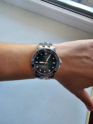 Фото покупателя: Швейцарские механические керамические наручные часы Tissot Seastar 1000 Powermatic 80 T120.407.11.091.01