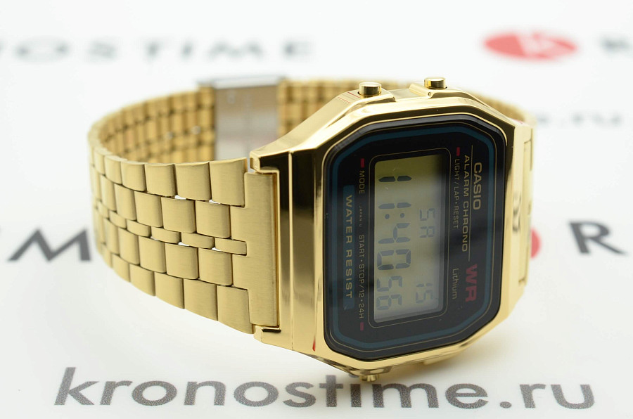 Часы Casio A-159WGEA-1E — кварцевые, пластик