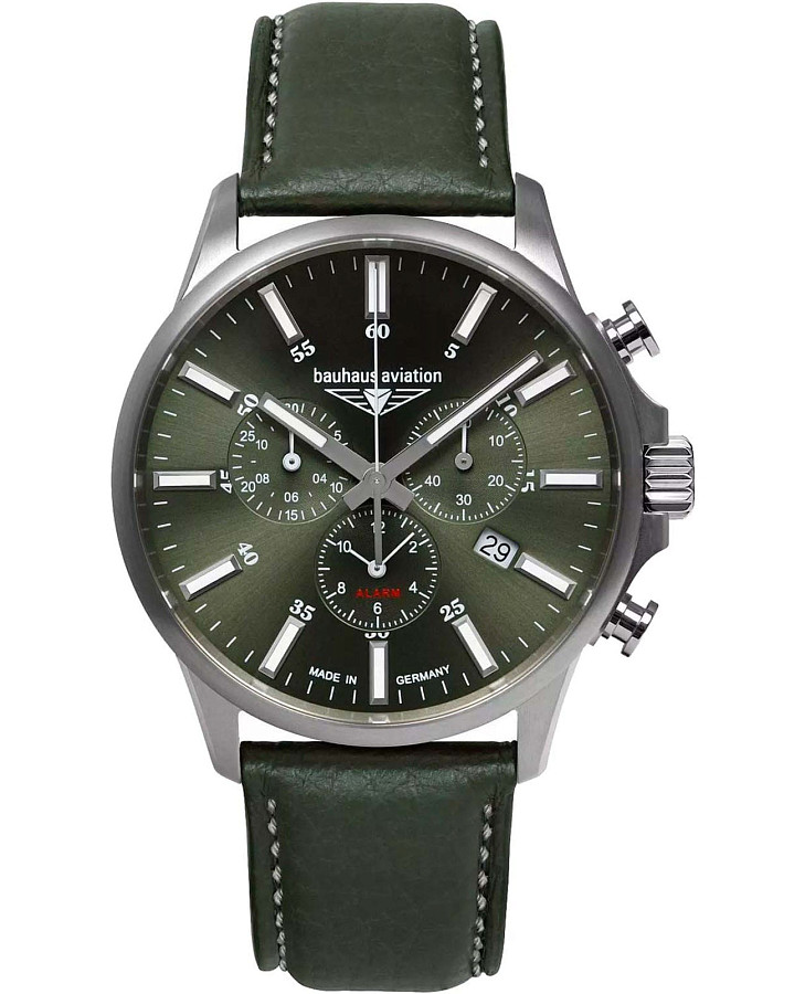 Часы Bauhaus Aviation 28804 — мужские, зеленый