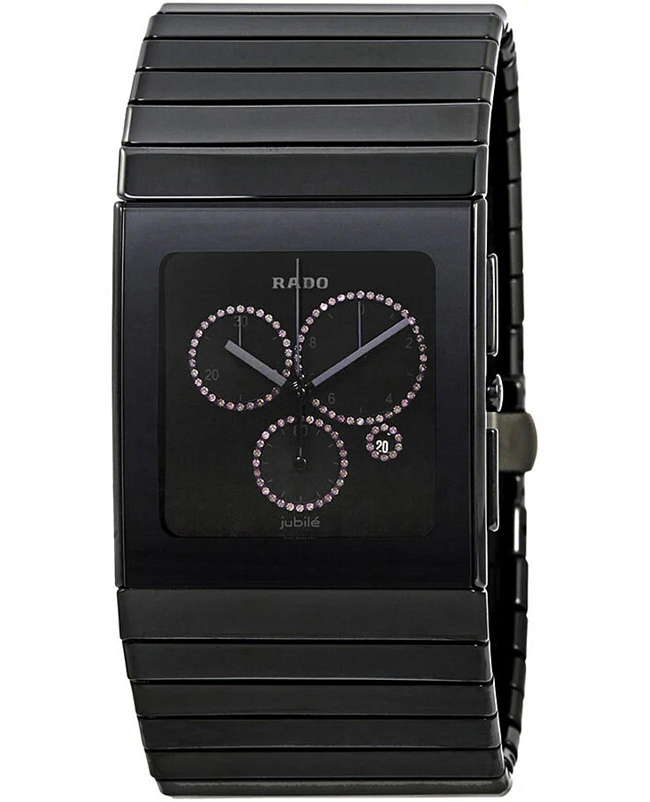 Часы Rado Ceramica R21714732 — мужские, черный