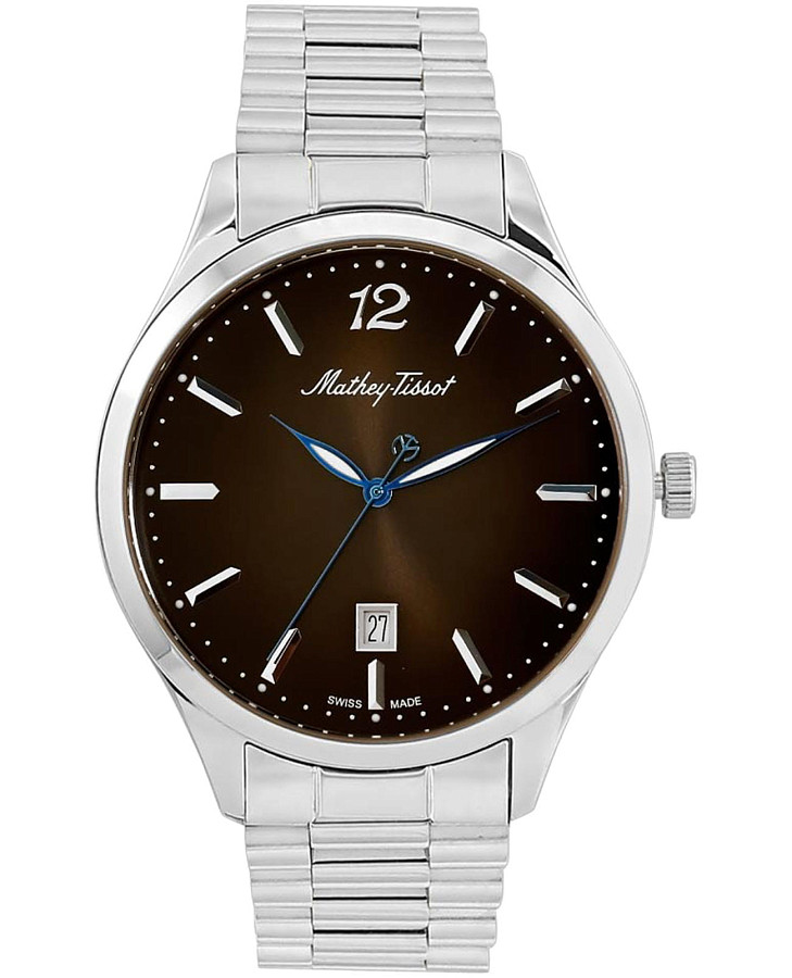 Часы Mathey-Tissot Urban H411MAN — мужские, коричневый