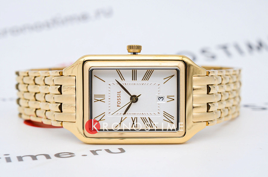 Часы Fossil Raquel ES5220 — кварцевые, сталь металл