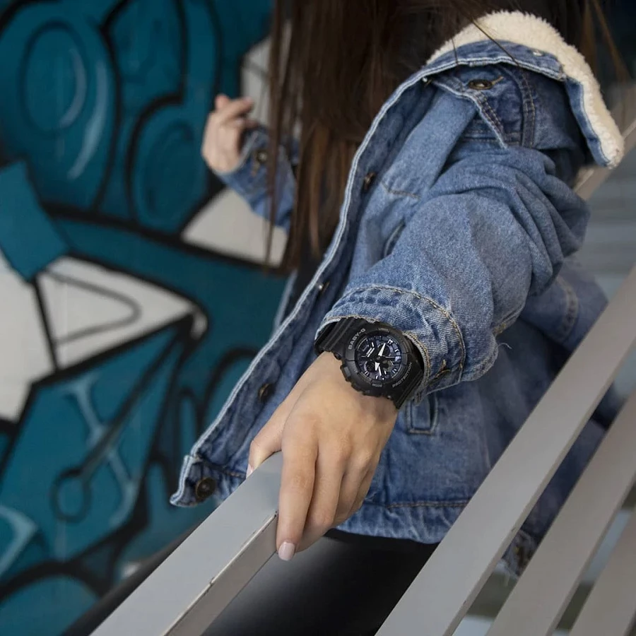 Часы Casio Baby-G BA-130-1A2DR (BA-130-1A2) — пластик, Япония