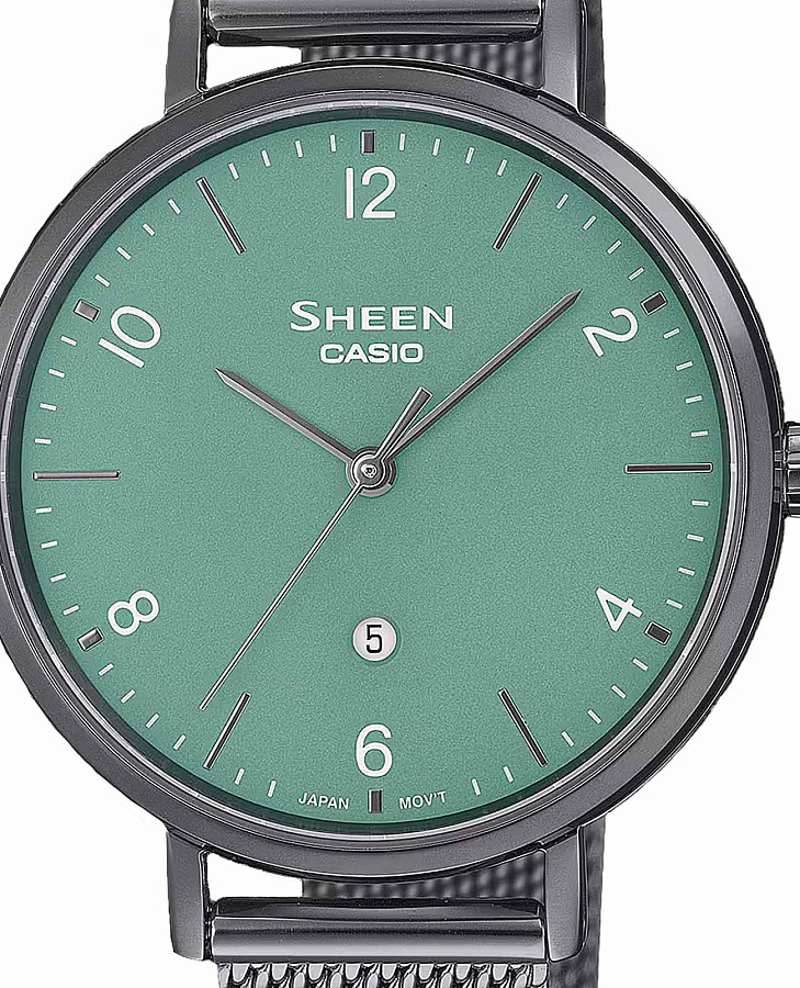 Часы Casio Sheen SHE-4562BM-3A — кварцевые, металл сталь