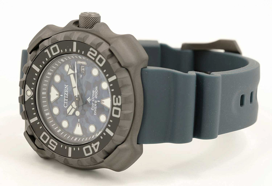 Часы Citizen Promaster BN0227-09L — полиуретан, мужские
