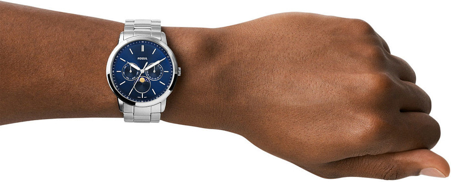 Часы Fossil Neutra FS5907 — мужские, нержавеющая сталь