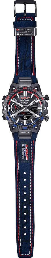 Часы Casio Edifice HRC x Honda Racing ECB-2000HR-1A — кожаный, мужские
