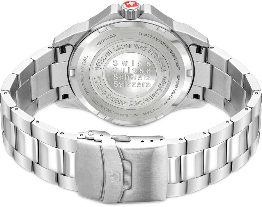 Часы Swiss Military Hanowa SMWGH2100303 — кварцевые, Швейцария, мужские