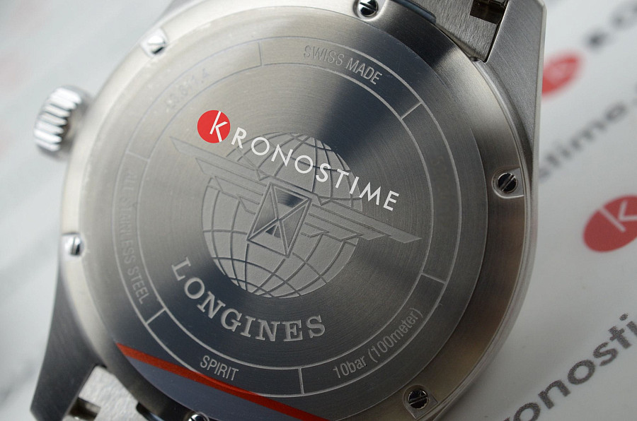 Часы Longines Spirit L3.811.4.93.6 — мужские, нержавеющая сталь