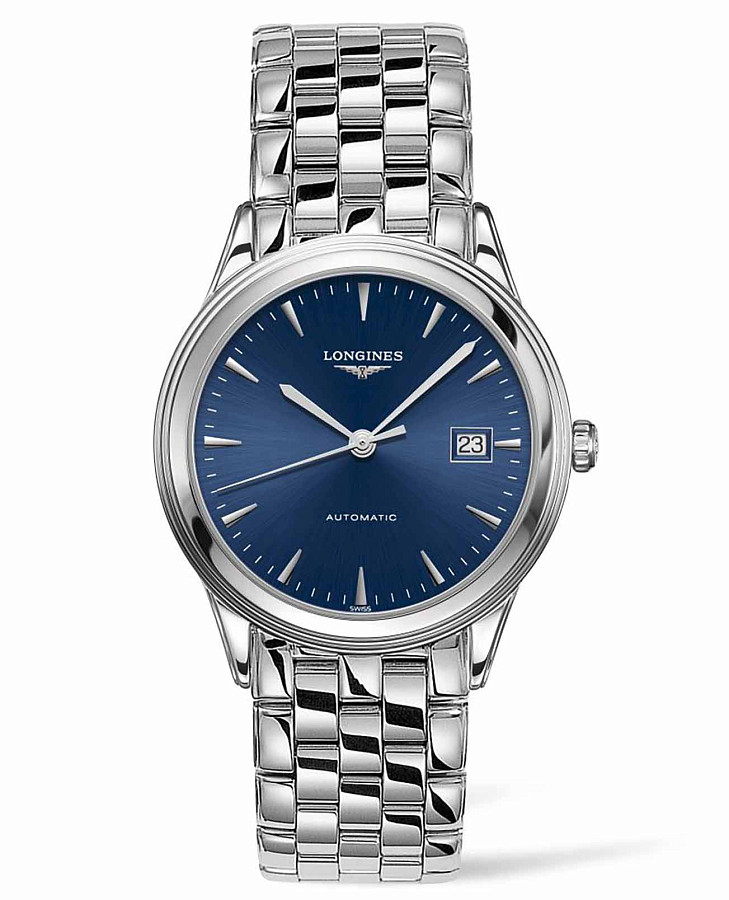 Часы Longines Flagship L4.974.4.92.6 — мужские, синий