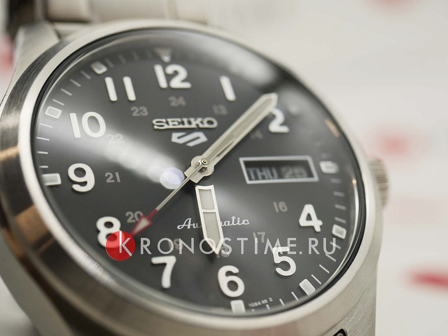 Часы Seiko 5 Sports Field Series SRPG27K1 — черный, сталь металл