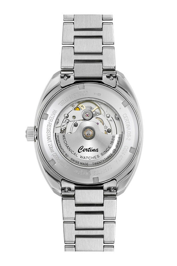 Часы Certina DS-2 C024.407.11.041.01 — механические, сталь металл