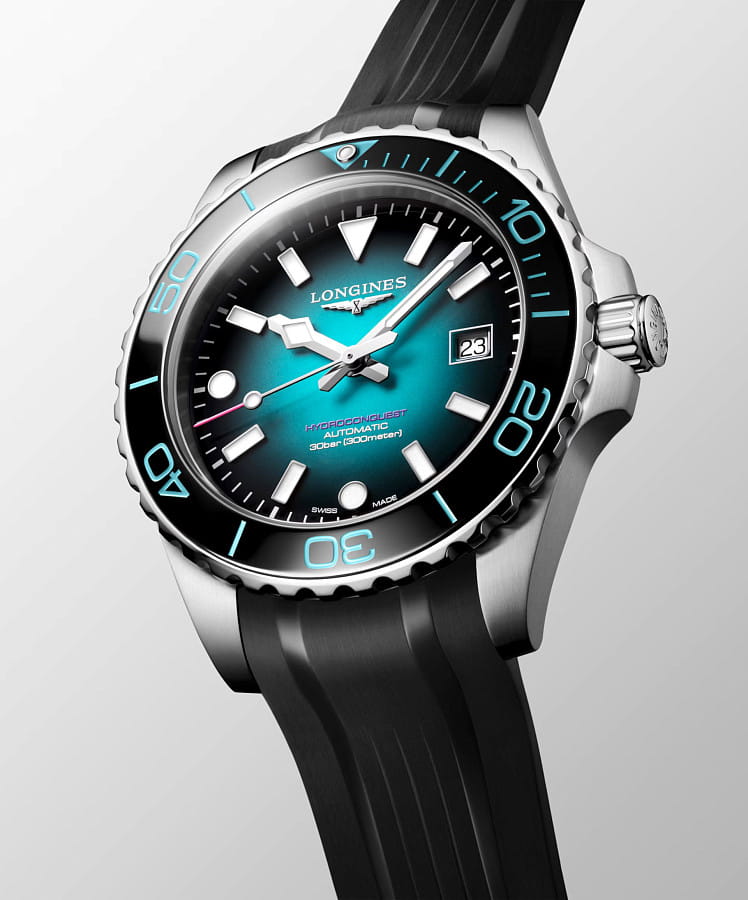 Часы Longines HydroConquest L3.788.4.09.9 — металл сталь, Швейцария