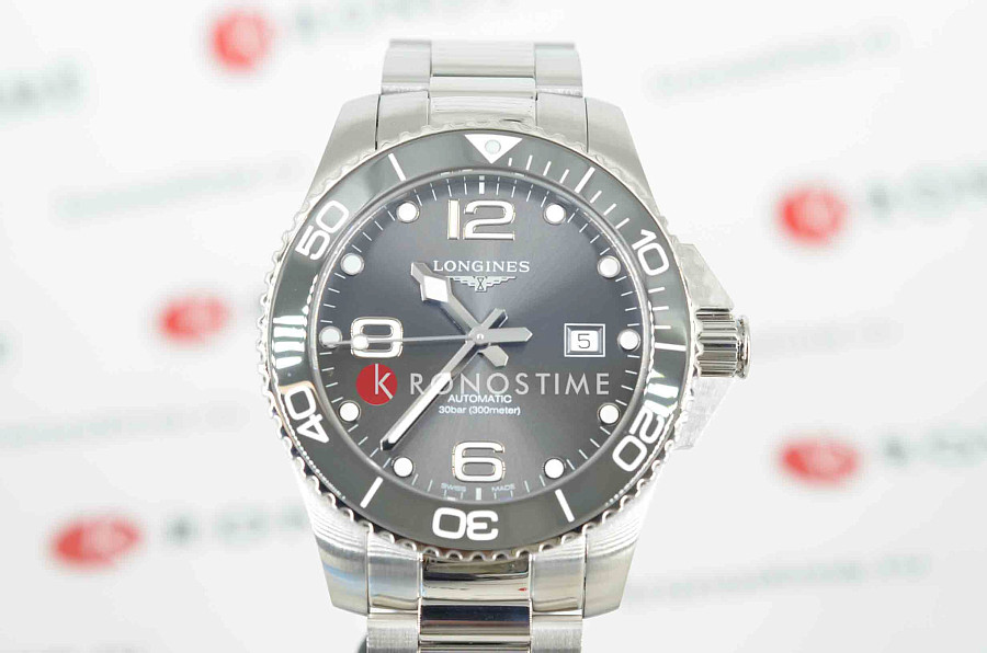 Часы Longines HydroConquest L3.782.4.76.6 — механические, металл сталь керамика