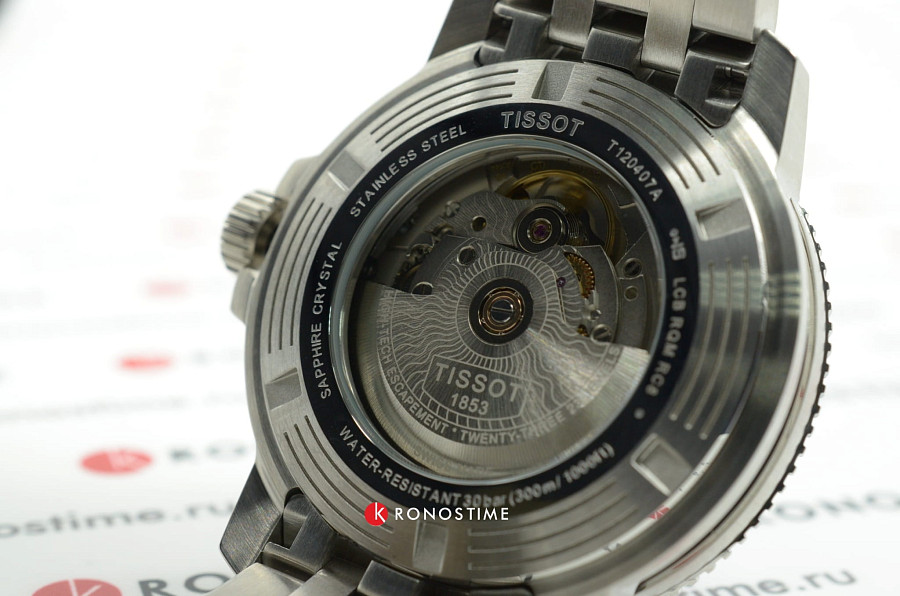 Часы Tissot Seastar 1000 Powermatic 80 T120.407.11.041.00 — механические, Швейцария, мужские