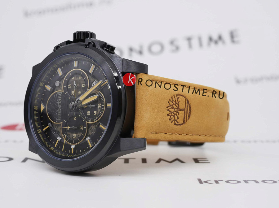 Часы Timberland Fast Strike TDWGB0056003 — мужские, кожаный