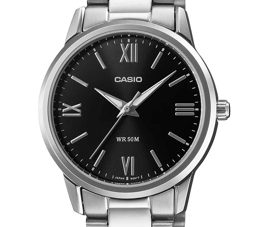 Часы Casio Collection Standard LTP-1303DD-1A — кварцевые, сталь металл