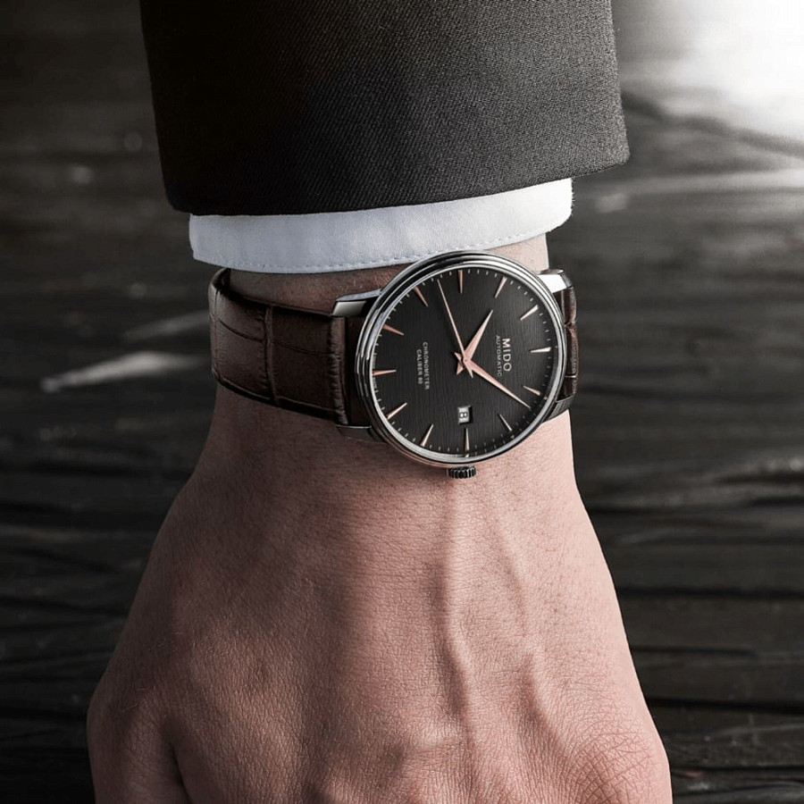 Часы Mido Baroncelli Chronometer Silicon Gent M027.408.16.061.00 — артикул M0274081606100