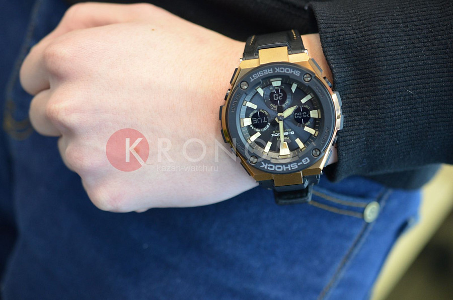 Часы Casio G-Shock GST-W120L-1A — мужские, черный