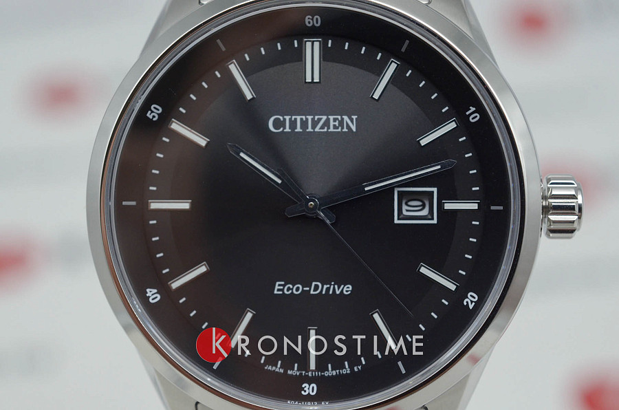 Часы Citizen Eco-Drive BM7560-59E — черный, сталь металл